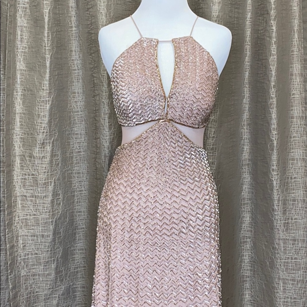 Dusty Rose Prom Dress